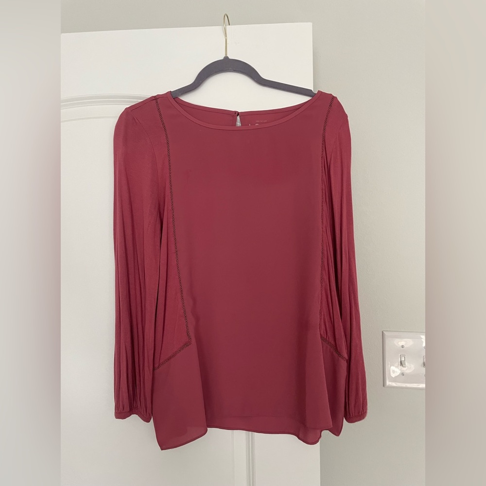 Pink blouse from Loft